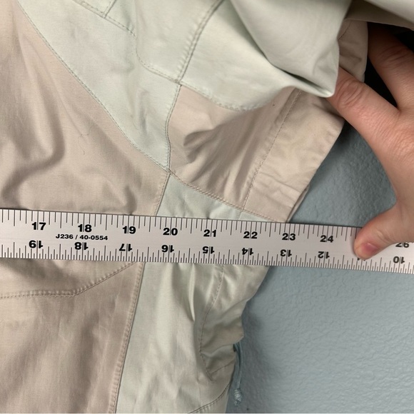The North Face Mint Green And Tan Inlux Fur Lined Insulated Hyvent Jacket Size L - Picture 11 of 12
